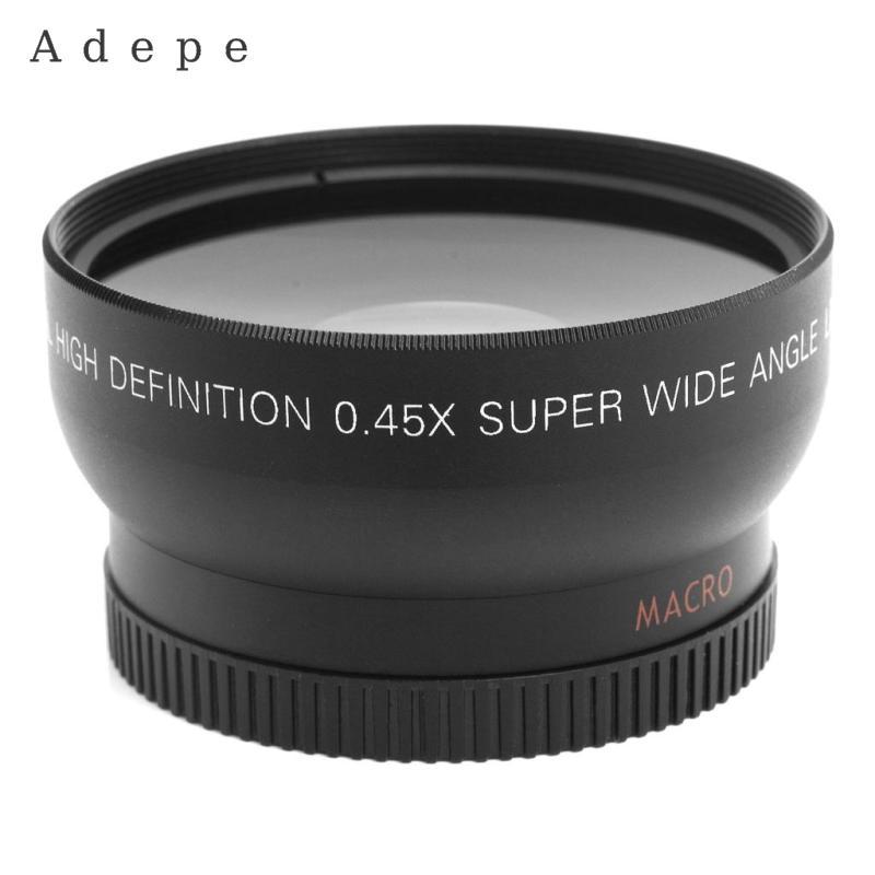 Ống kính góc rộng chuyên nghiệp 52mm 0,45x 3000 D35000 D5100 7000D SLR kỹ thuật số Camere
