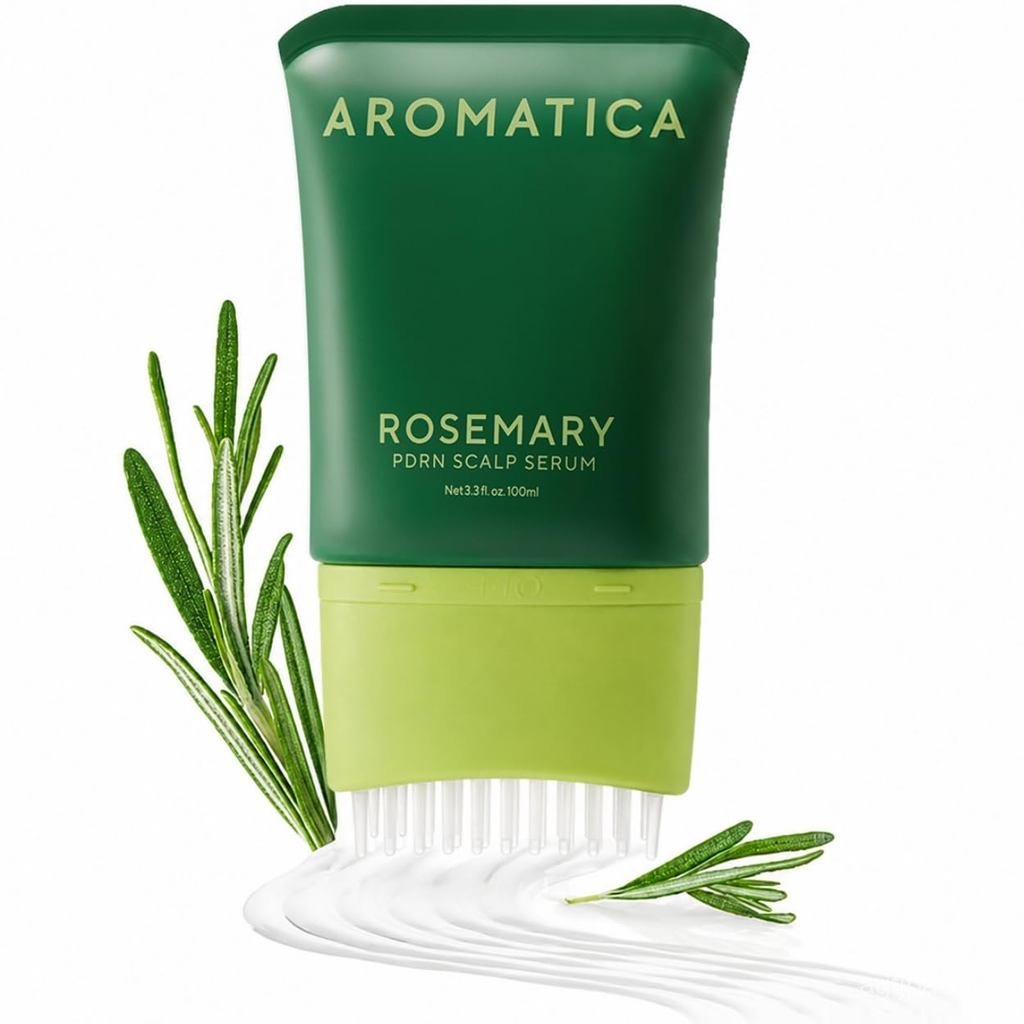 Tinh chất da đầu hương thảo ban đêm AROMATICA, được sử dụng để chăm sóc da đầu, thúc đẩy tăng trưởng