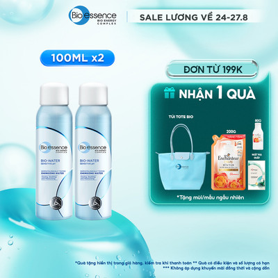 Combo 2 Nước xịt khoáng dưỡng da Bio-Water Energizing Water 100ml/chai