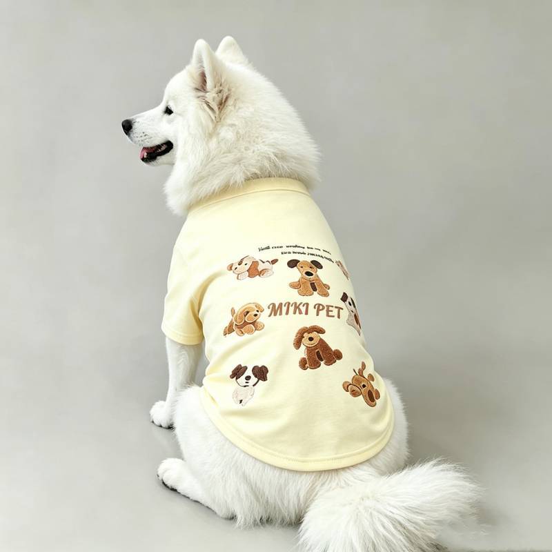 New Summer Large Pet Labrador Golden Retriever Cute Clothes Dog Clothes Spinger Border Collie Dog FL