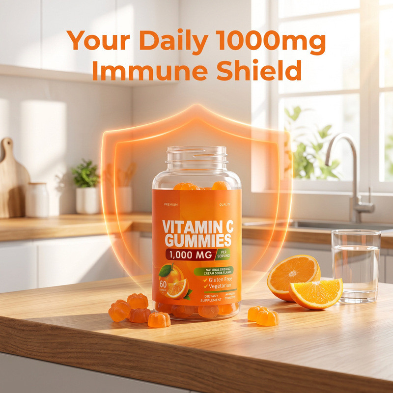 Hàng có sẵn Vitamin C Gummy Diet Bổ sung 60 viên Bổ sung Vitamin Vitamin C Hàng có sẵn 0821