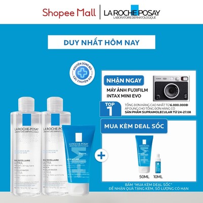 [FS] Bộ sản phẩm làm sạch và cấp ẩm La Roche-Posay Micellar Water Sensitive