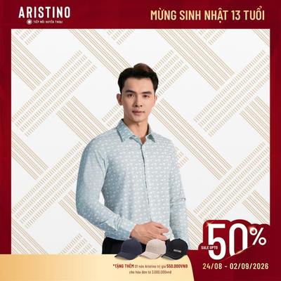 Áo Sơ Mi Nam Dài Tay Aristino Slim Fit ALS2180Z