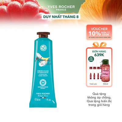 Kem dưỡng da tay hương hoa Tiaré Yves Rocher Monoi 30ml