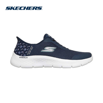 Giày Thể Thao Nữ Skechers Slip-ins GOwalk Flex Lily Rose Đi Bộ - 125525-NVY Air-Cooled Memory Foam