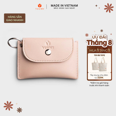 Ví Yuumy (Thời trang nữ nắp gập cỡ nhỏ - Ví móc khóa da Seasand YMK14) Bagsmart