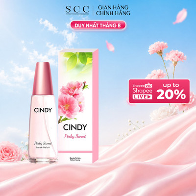 Nước Hoa Nữ CINDY Pinky Sweet Mùi Hương Ngọt Ngào Trẻ Trung 50ml