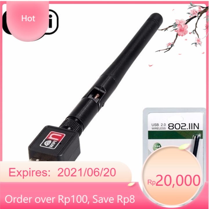 Bộ thu sóng wifi,USB Thu Wifi 802.11 Có Anten,card wifi usb có anten Futureworld 802N tốc độ 150Mbps