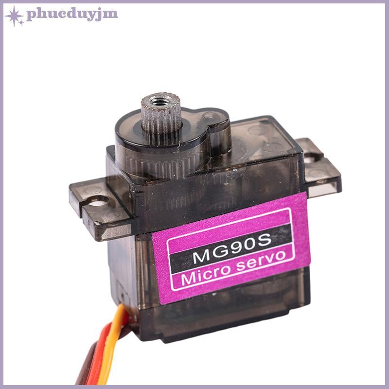 Phu MG90S kim loại bánh răng Micro servo cho RC máy bay trực thăng xe Thuyền Mô hình VN