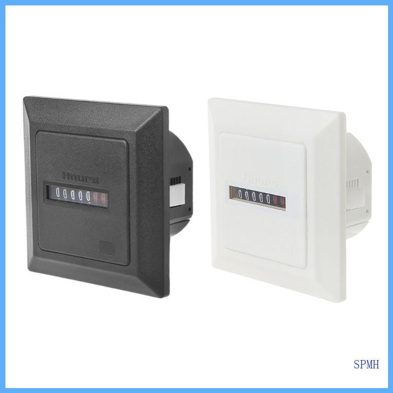 Siêu Chính Xác HM-1 Hẹn Giờ Vuông Counter Kỹ Thuật Số 0-99999 9 Giờ Đồng Hồ Đo Giờ Đồng Hồ Đo 0 3W A