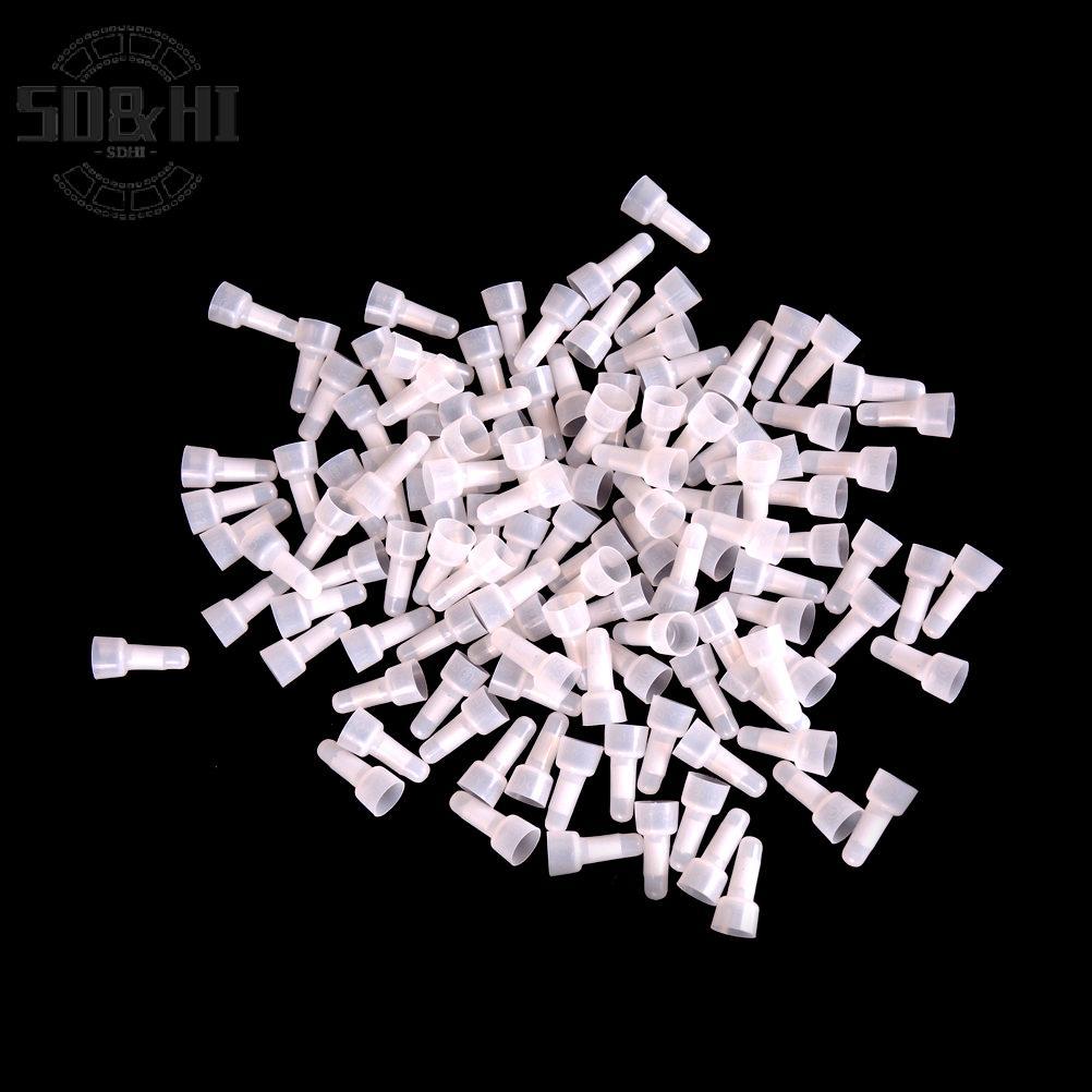 [SD & HI] 100 chiếc Mũ uốn đầu kín Đầu nối dây điện Nắp kết nối AWG 16-14 (vn)