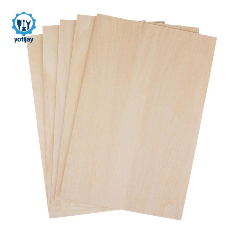 10 Miếng Bảng Gỗ Chưa Hoàn Thành Tấm Gỗ Bảng Basswood Cho Mini