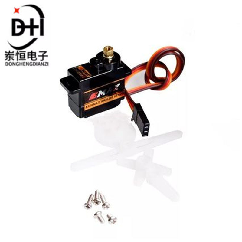 Giảm giá ~ Bánh lái siêu nhỏ răng kim loại EMAX ES08MA II 12g / 1.8kg / 10 giây / ES08MA II0902hw