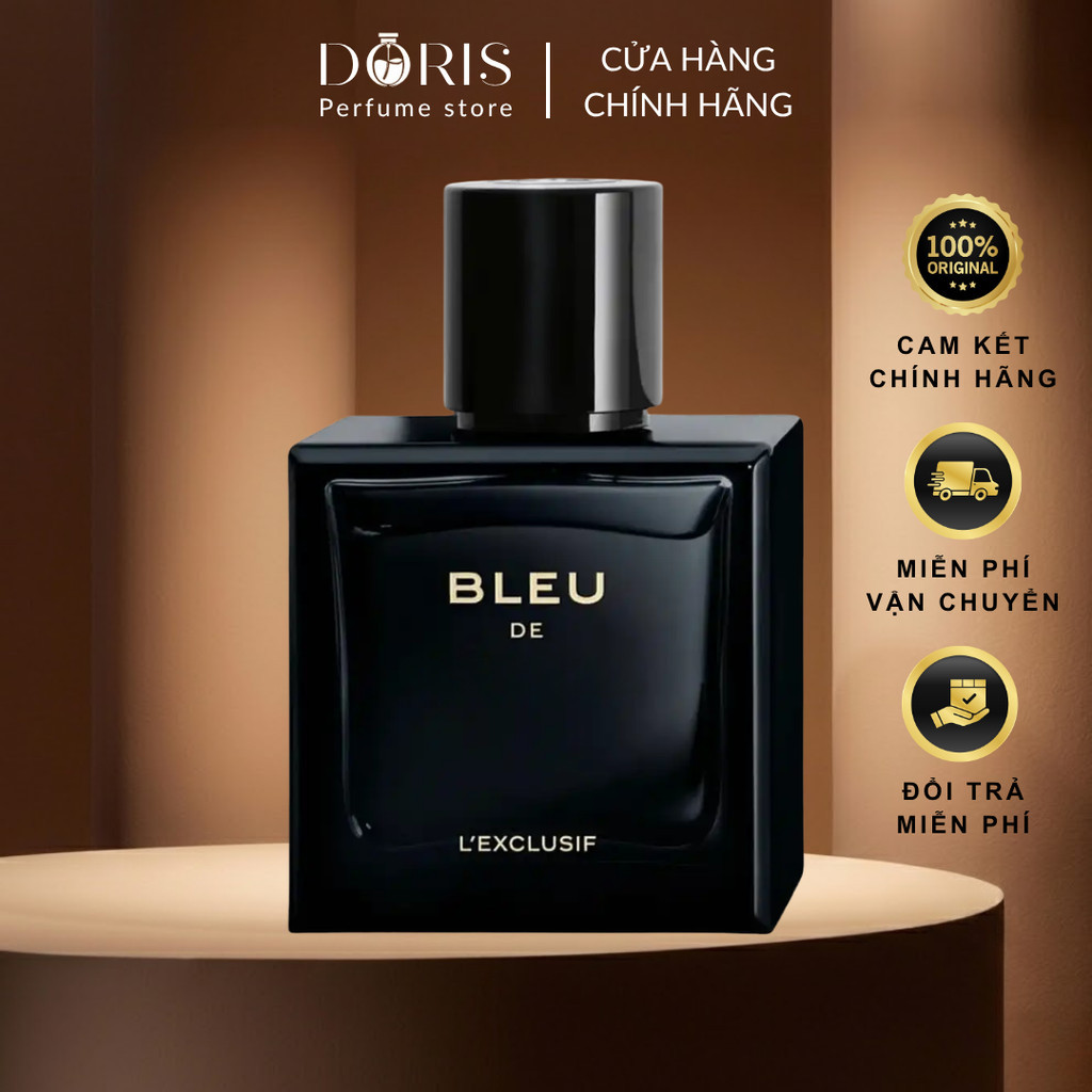 [Chính hãng] Nước Hoa Nam Bleu de Chanel  L'Exclusif – Bí Ẩn, Nam Tính & Đẳng Cấp (Fullsize 100ml)