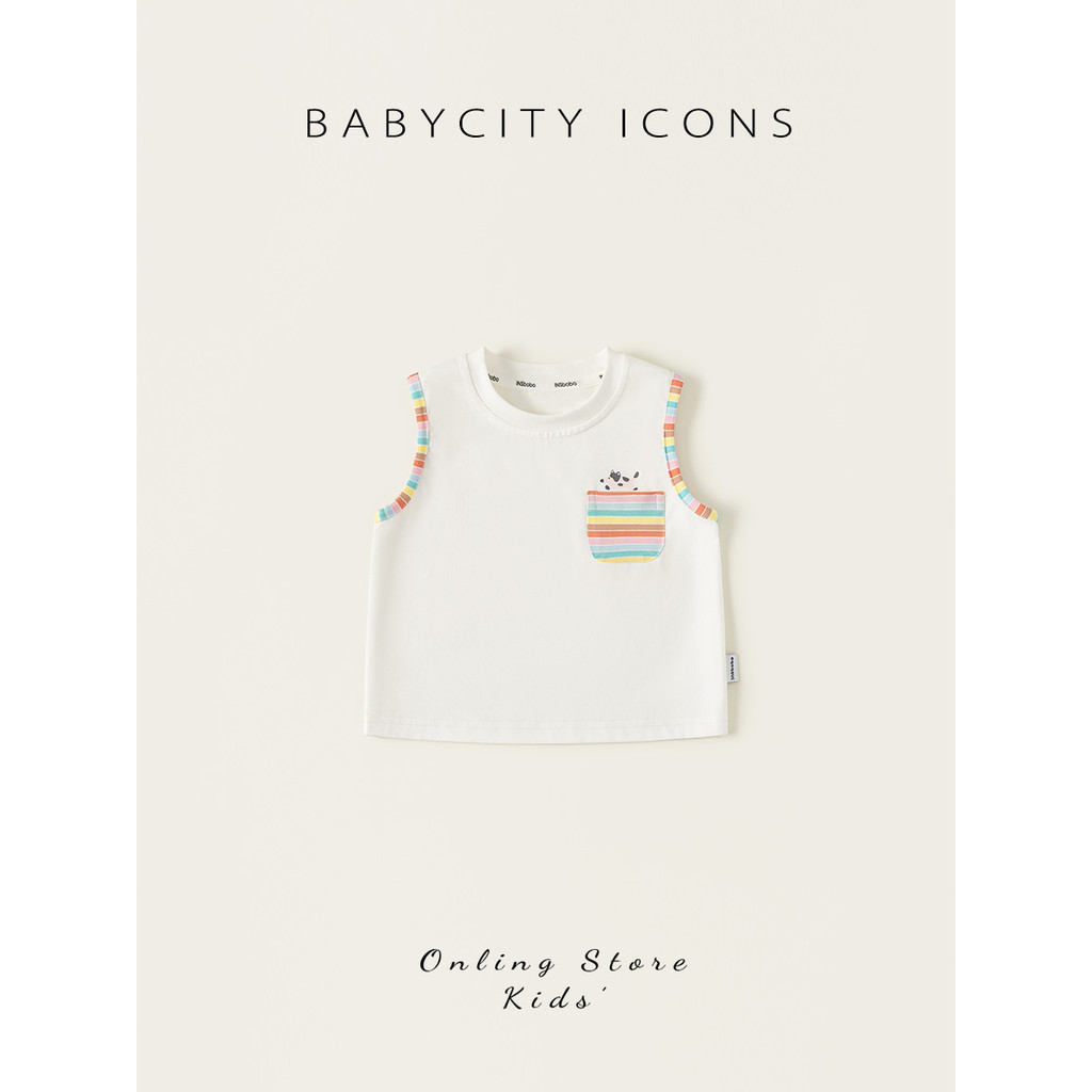 Bebe City Áo Vest Trẻ Em Mùa Hè 2026 Phong Cách Mới Bé Trai Thoáng Mát Áo Thun Bé Trai Đẹp Trai Khôn