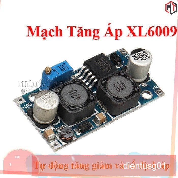Mạch Tăng Áp XL6009 có cố định áp - ổn áp tự động XL6009 2A