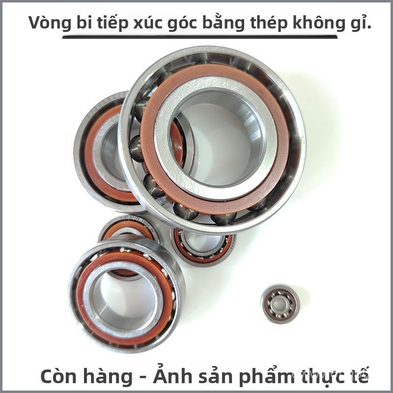Vòng bi tiếp xúc góc inox S7316-7324AC, chống gỉ bền đẹp