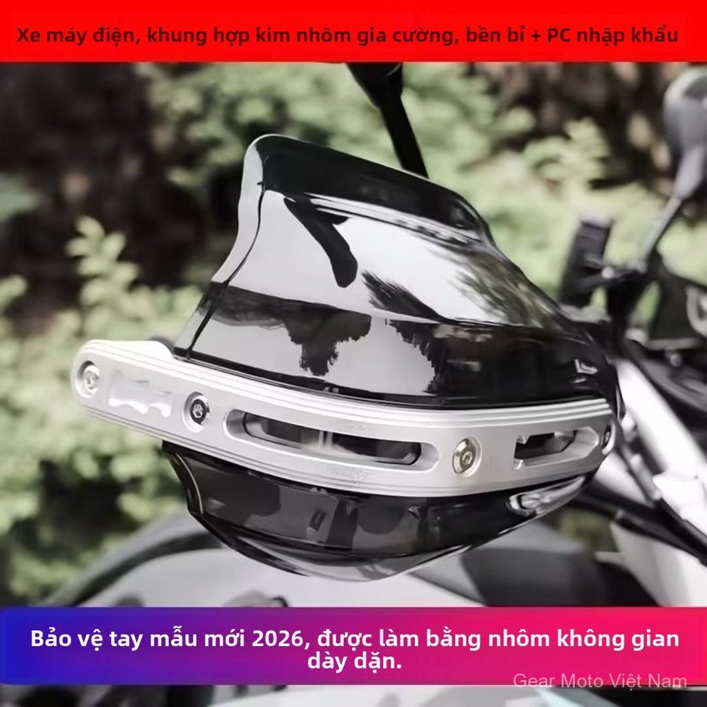 Bao tay chắn gió xe máy cho GX150, Honda NWT150, chống mưa gió bảo vệ tay