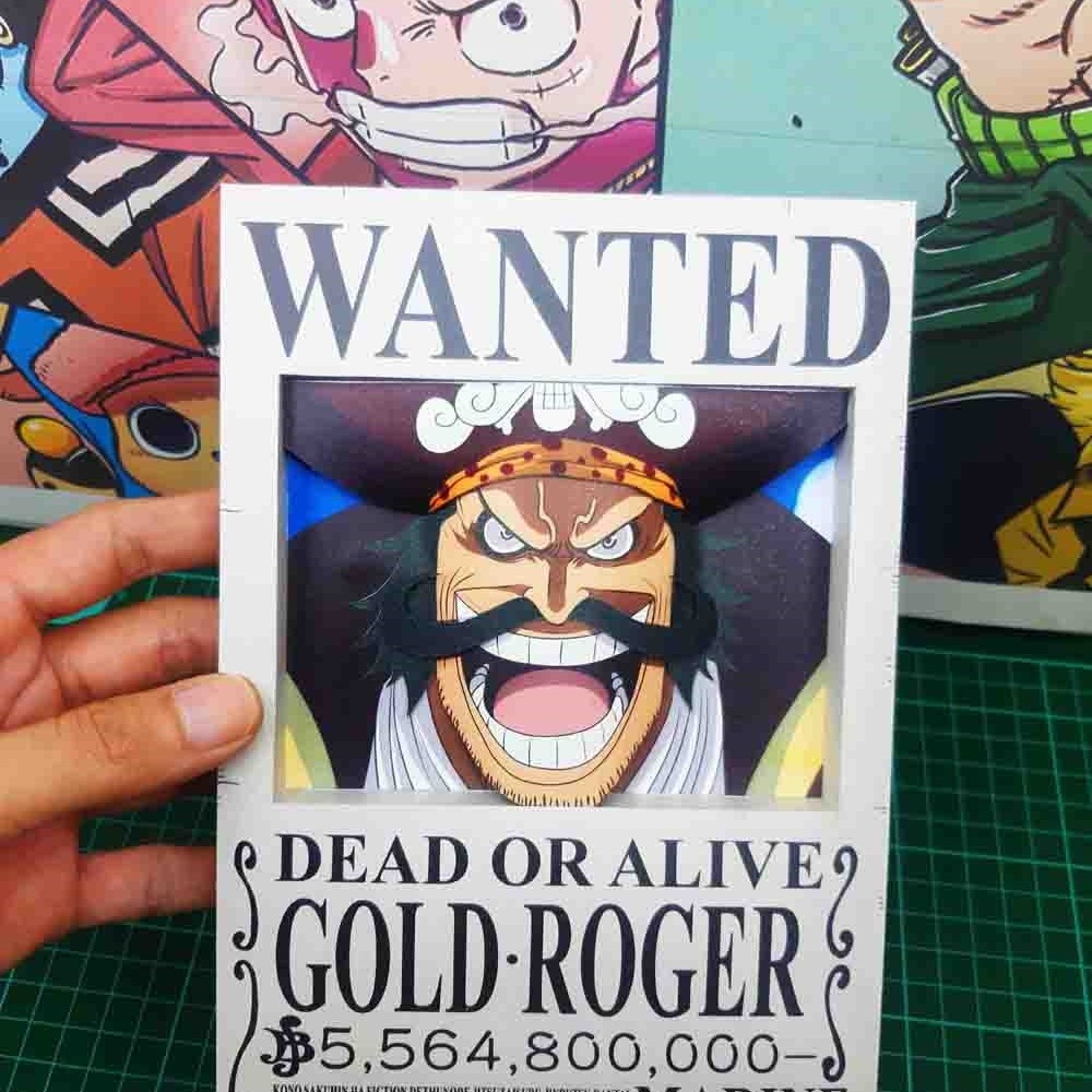 [Gấu Gấu] ONE PIECE / ONE PIECE / ONE PIECE-Wanted Brother D · Mô hình giấy Roger