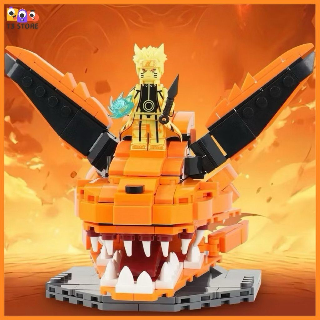 Minifigure Kurama Cửu Vĩ Đồ Chơi Lắp Ráp Nhân Vật Cửu Vĩ Kurama Naruto (MOC-1488)