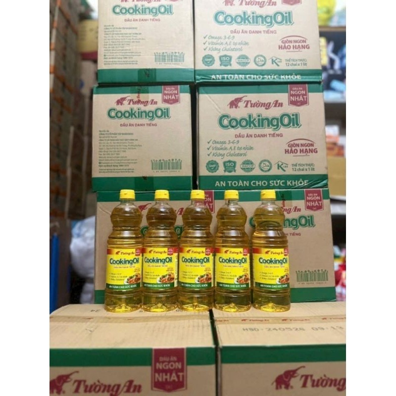 Dầu ăn Tường An 1 lít - An toàn cho sức khoẻ