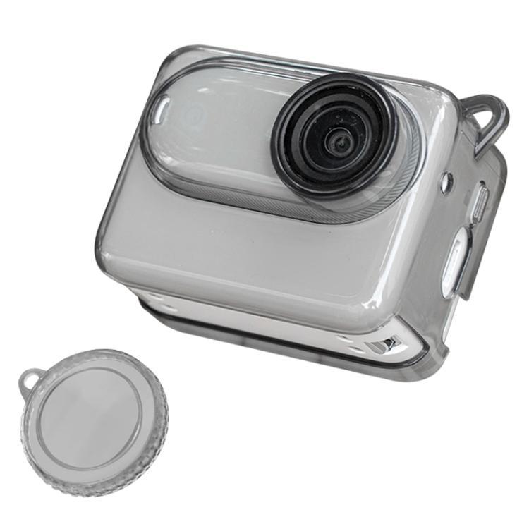 Ốp bảo vệ TPU mềm cơ thể có nắp ống kính cho Insta360 GO 3S / Insta360 Ace / Ace Pro / Pro 2