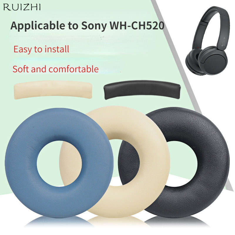 Thích hợp cho Vỏ tai nghe Sony WH-CH520 CH520 CH510 CH500 Vỏ xốp tai nghe Phụ kiện bịt tai