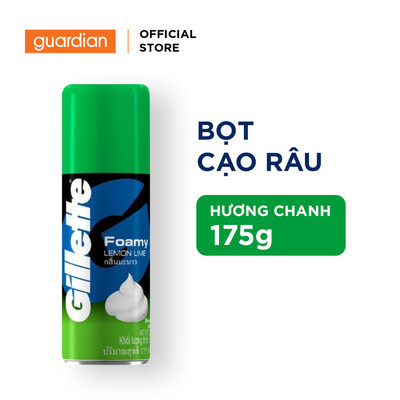 Bọt cạo râu Gillette Foamy Hương Chanh - 175g