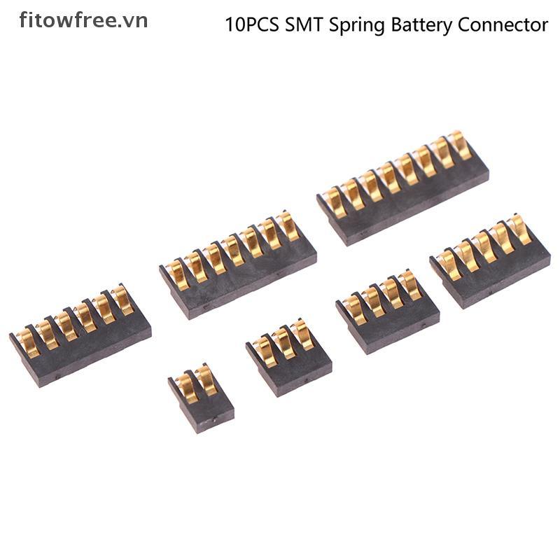 Pre SMT Spring Pin Connector 2.0 MM Pitch 2 3 4 5 6 7 8 Pin Nam Contact Power Charge Connector Conta