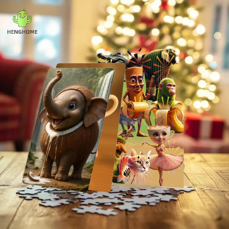 HENGHOME 96 Chiếc Tiệc Trẻ Em Cosplay Đồ Chơi Cổ Điển Tralaero Tralala Thẻ Hoạt Hình Tungtung Saur B