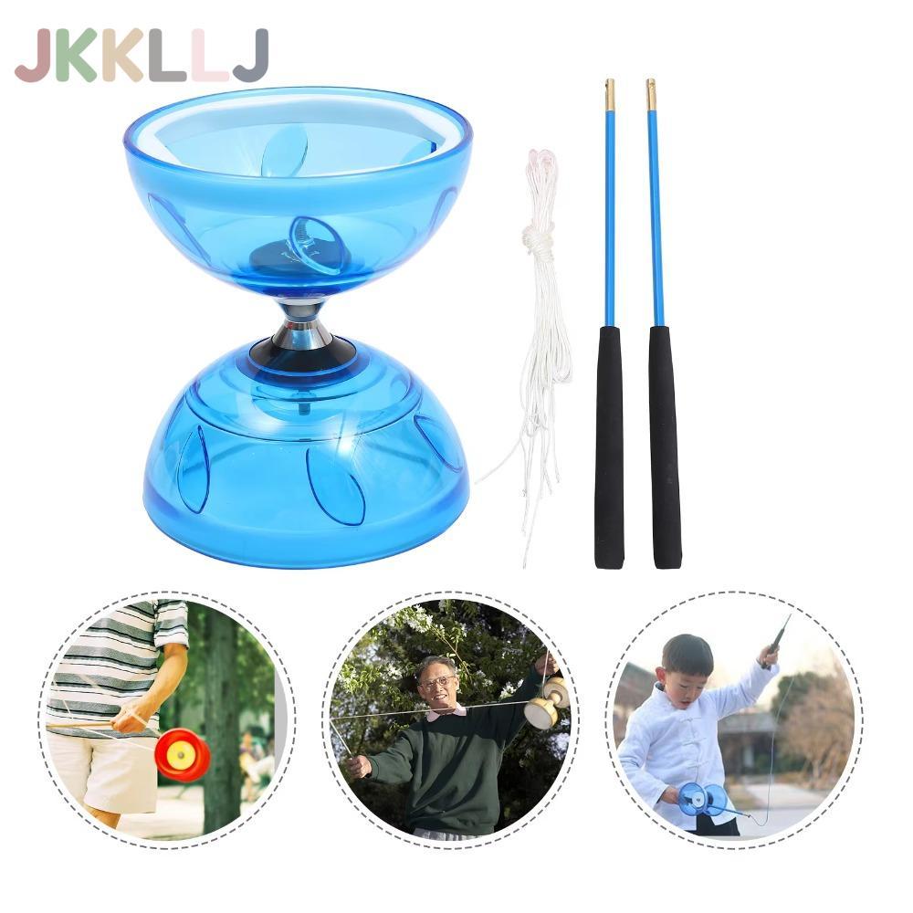 JKLLJ Diabolo Trung Quốc, Hình Bát Mềm Yo-yo Trung Quốc, Đồ Giải Trí Da Phong Cách Dạ Quang Làm Dày 