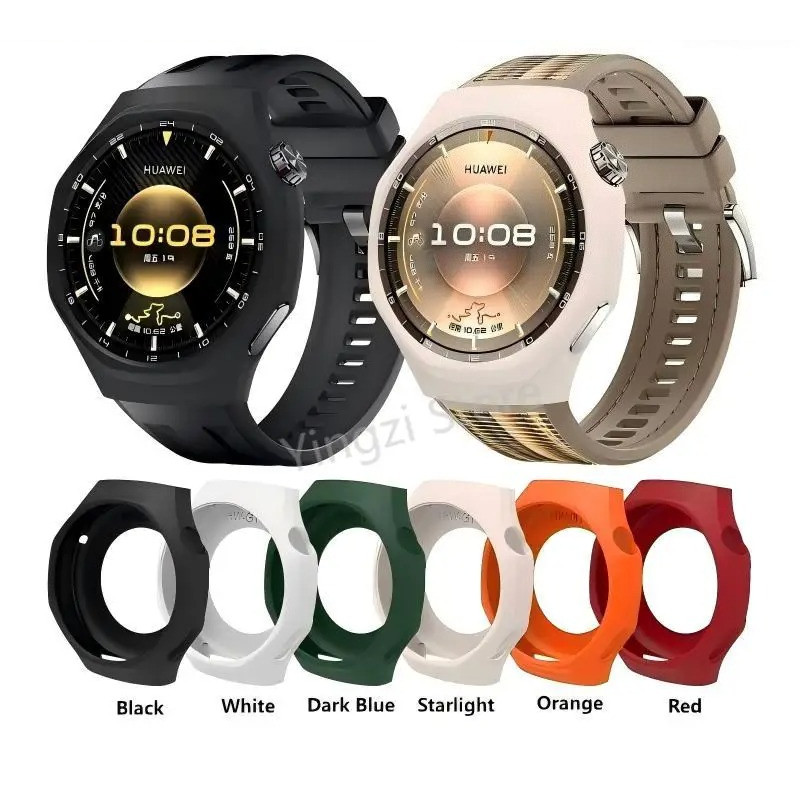 Ốp Silicon Mềm Cho Huawei Watch GT6 Pro Bao Da Bảo Vệ Dây Đeo Đồng Hồ Cản Cho Huawei Watch GT6 Pro V