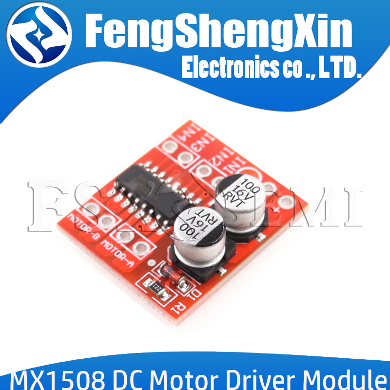 Mô-đun điều khiển động cơ DC MX1508 DC 2V-10V 1.5A Tốc độ 2 chiều Bộ điều khiển động cơ bước băng ch