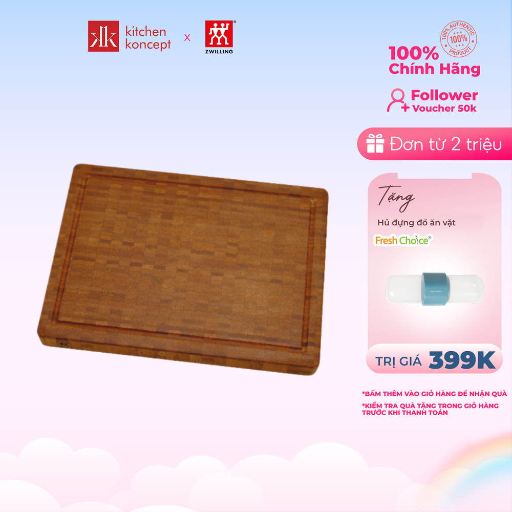 Zwilling - Thớt Gỗ Lớn 42x31x4cm