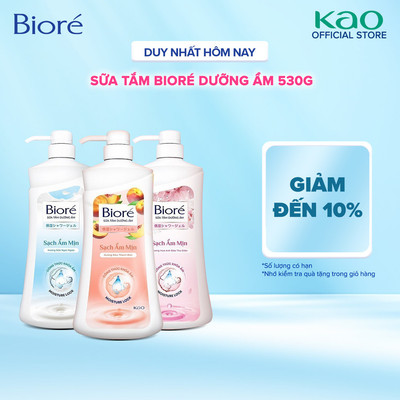 Sữa Tắm Biore Dưỡng Ẩm Đủ Hương 530g