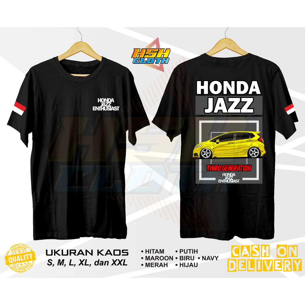 Áo thun Honda Jazz Gk5 Microfiber Jersey