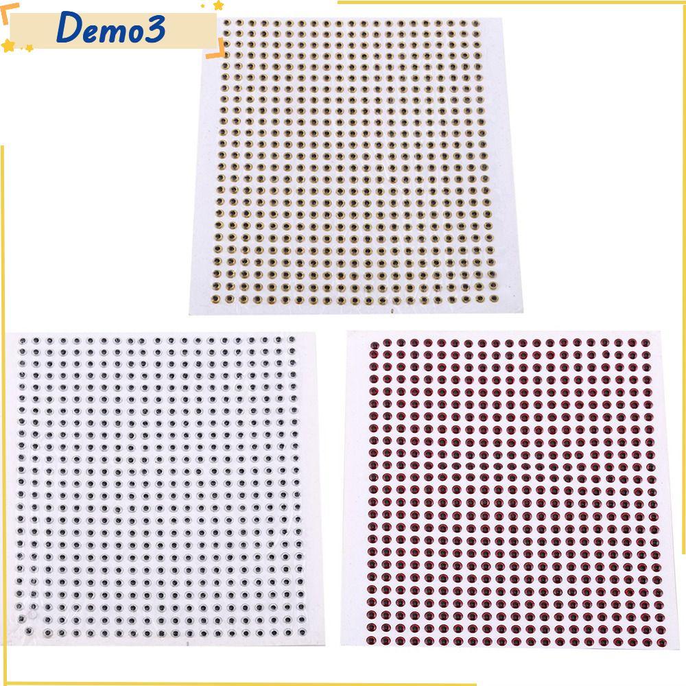 [DEMO3] 500 CÁI Mồi Câu Cá Mắt, Mắt Cá Nhân Tạo 3 / 4 / 5 mm, Di Động Chống Thấm Nước Nhiều Màu Mắt 