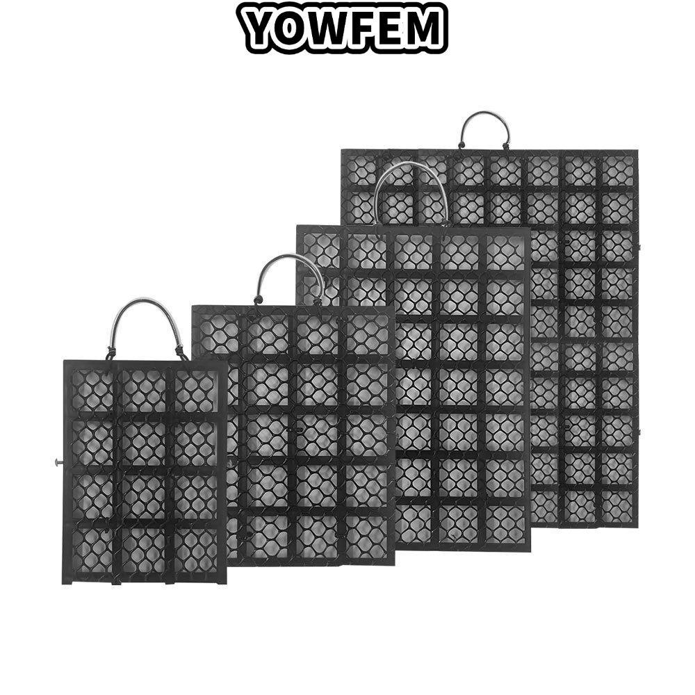 YOWFEM Staghorn Fern Board, Bảng trồng nhựa dày, Đồ trang trí màu đen Dendrobium Plant Bed Board Bản