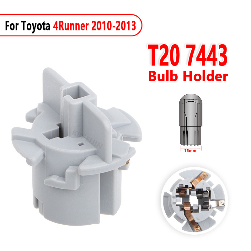 T20 7443 Giá Đỡ Bóng Đèn Cho Xe Toyota 4Runner 2010 Đến 2013 Đuôi Phanh Ổ Cắm 1PC