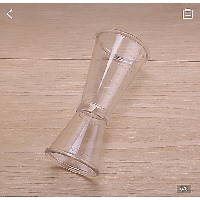 Cốc đong nhựa jigger 2 đầu định lượng pha chế