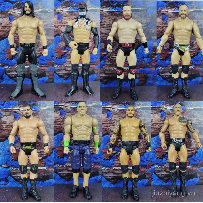 Sản phẩm mới Chính hãng Mattel Mattel Mattel 23cm Wrestler Nhân vật hành động Mô hình giọng nói Seth