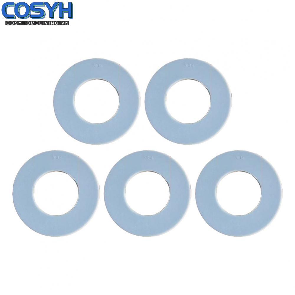 <cosyh>5 pcs Toilet Flush Valve Rubber Sealing Rings Compatible with For Geberit Models