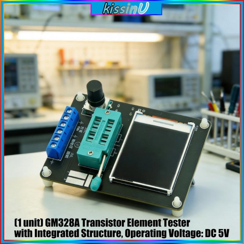 Kiss GM328A Màn Hình Transistor Tester Cho DIY Debugging Sửa Chữa Sử Dụng Nguồn Điện Đôi