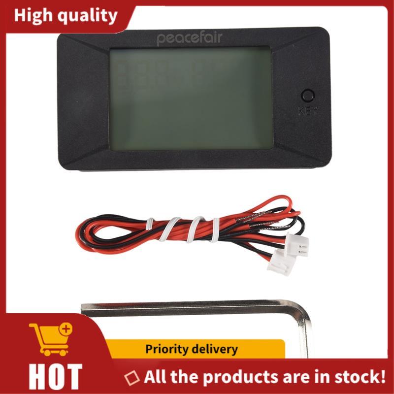 PEACEFAIR PZEM-025 DC Máy kiểm tra pin kỹ thuật số Ampe kế hai chiều Vôn kế Công suất Watt Meter 300