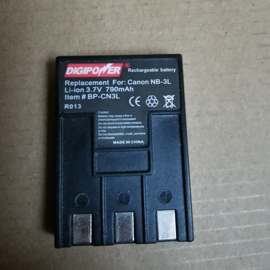 Pin Canon IXUS II 700 750 600 SD10 SD100 NB-3L / NB3L
