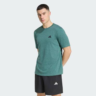 adidas Gym & Training ÁO THUN WORKOUT ESSENTIALS FEELREADY NOVELTY Nam màu xanh lá KD5511