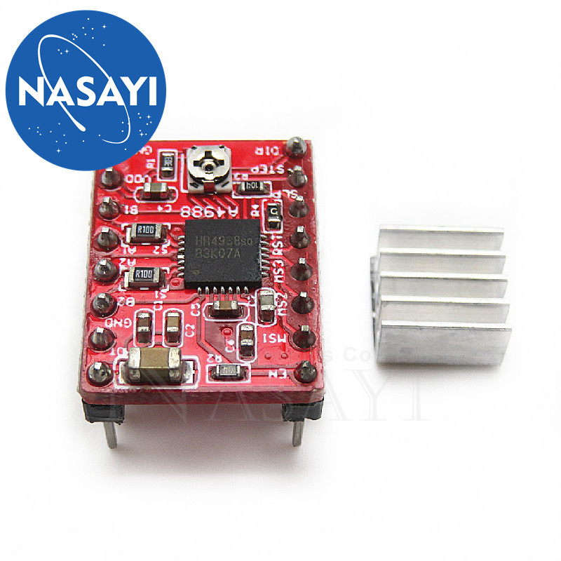 Máy in 3D 5 mảnh A4988 Trình điều khiển động cơ bước Reprap 2oz A4988 Bảng điều khiển IC mạch tích h
