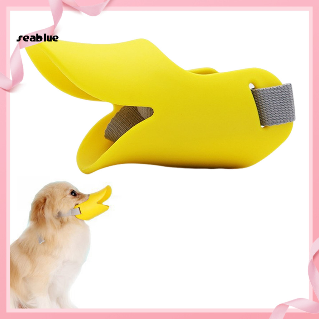 [SE] Mỏ vịt an toàn cho chó Muzzle Hình mỏ vịt Muzzle Chó Muzzle Có thể điều chỉnh hóa đơn vịt silic