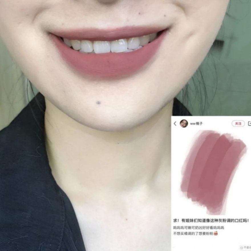 Màu sắc huyền thoại Cool Grey Powder Lipstick Matte Lipstick Olive Skin Matte Lipstick White Deep Li