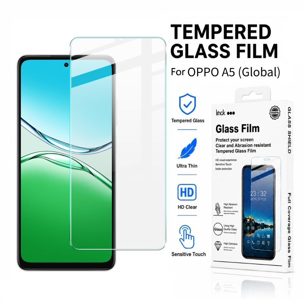 Kính Cường Lực Cho OPPO A5 A3 A3x A2x Pro Vitality Energy Global Ấn Độ 5G Phim Bảo Vệ Chống Dầu Chốn